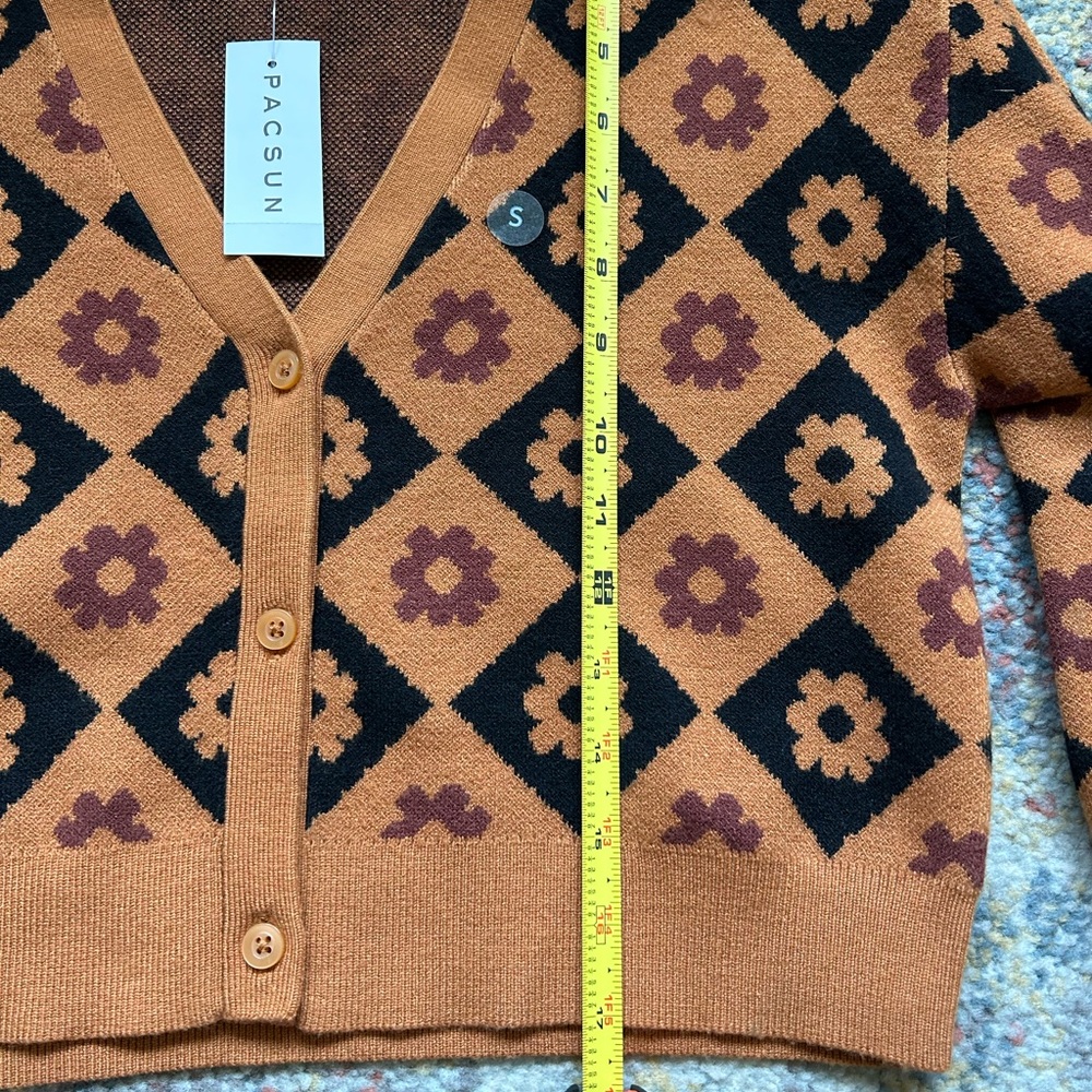 Pacsun la hearts long sleeve cabin cardigan size small NWT - Picture 7 of 8